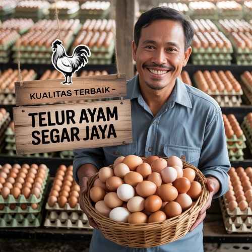 Agen Jual Telur Ayam Murah di Gresik