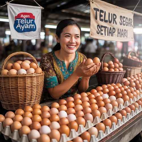 Agen Jual Telur Ayam Murah di Dompu