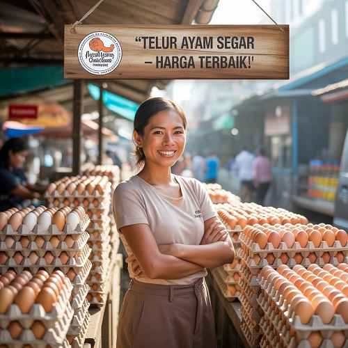Agen Jual Telur Ayam Murah di Kotamobagu